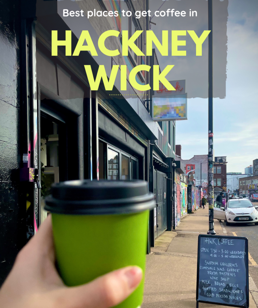 coffee from HWK in Hackney Wick, East London