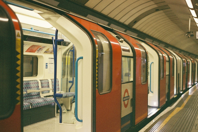 Pictures features a London Tube carriage